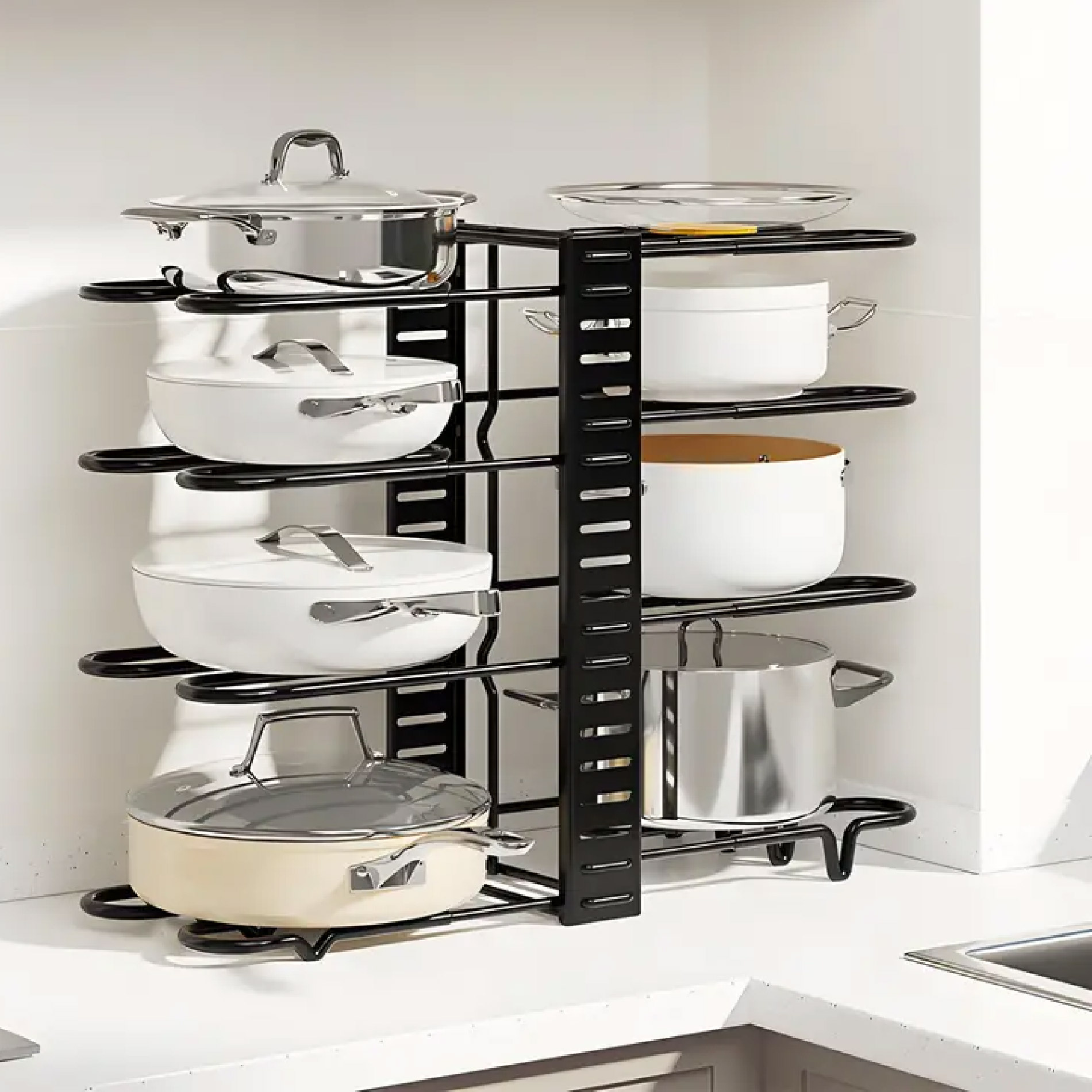 Miniatura 2 de Organizador De Ollas Sartenes 8 Niveles